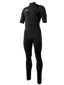 A Series Ecoprene 2 Chest Zip Short Sleeve Wetsuit | Rusty Shop