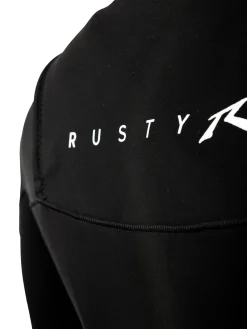 A Series Ecoprene 3/2 Chest Zip Long Sleeve Steamer Wetsuit Youth | Rusty Hot