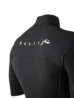 A Series Ecoprene 2 Chest Zip Short Sleeve Wetsuit | Rusty Shop