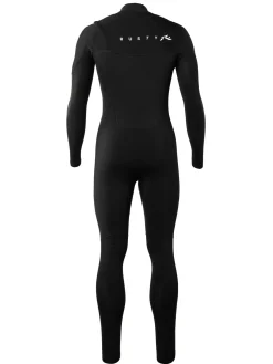 A Series Ecoprene 3/2 Chest Zip Long Sleeve Steamer Wetsuit Youth | Rusty Hot