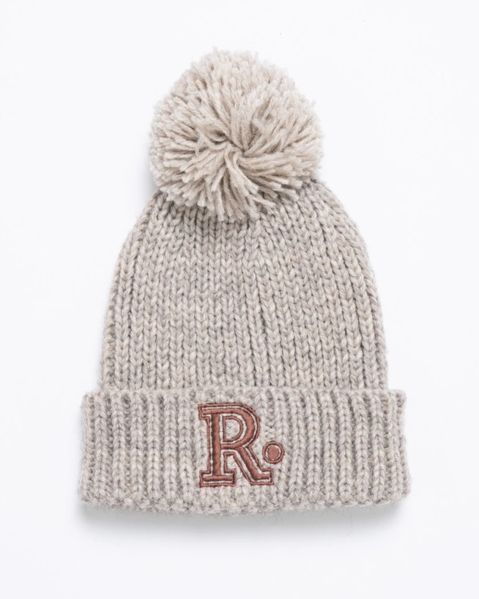 Academy Embroidered Pom Pom Beanie | Rusty Clearance