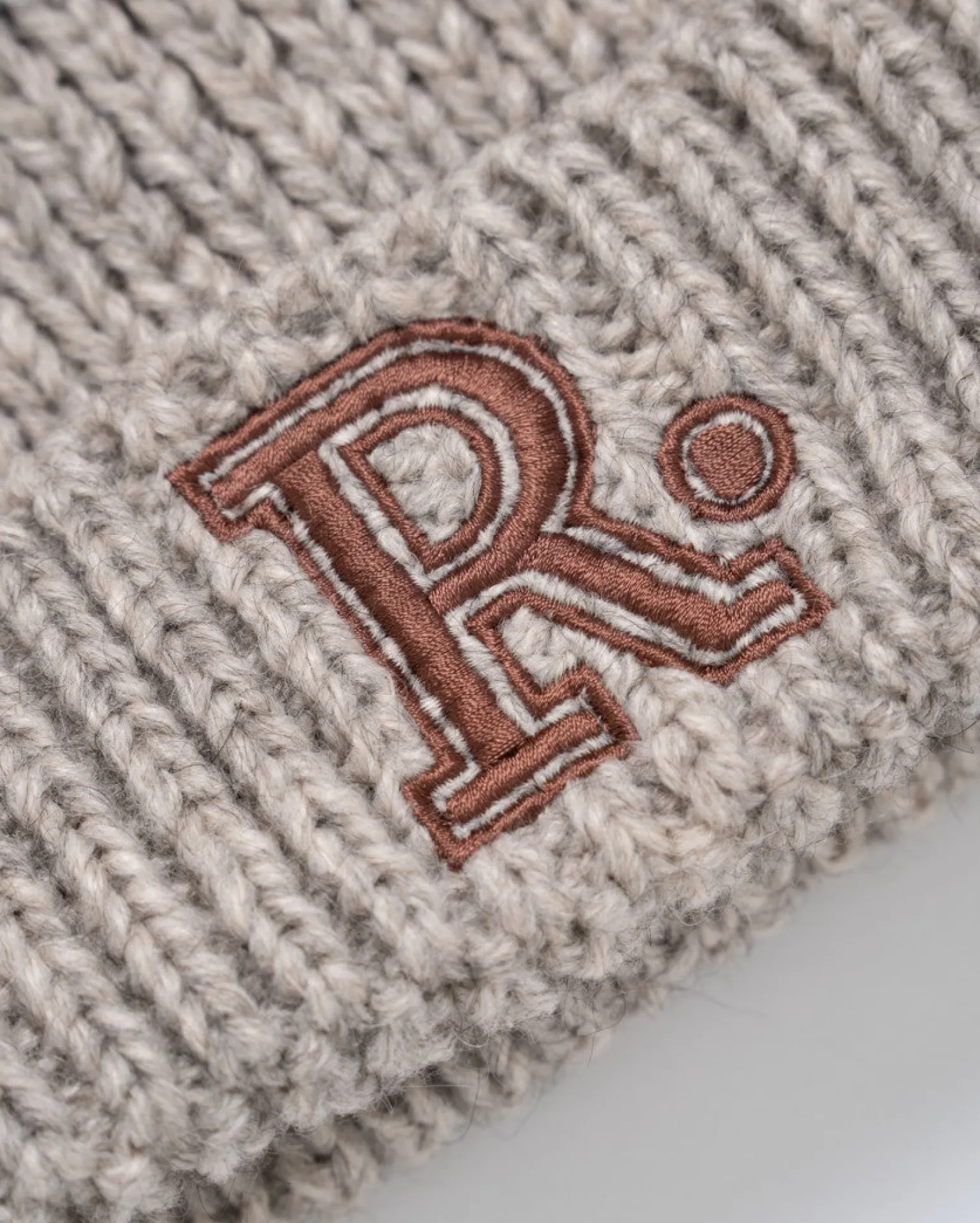 Academy Embroidered Pom Pom Beanie | Rusty Clearance