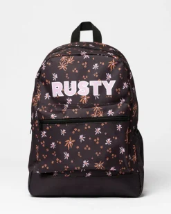 Academy Floral Patterned Backpack Girls | Rusty Clearance