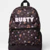 Academy Floral Patterned Backpack Girls | Rusty Cheap
