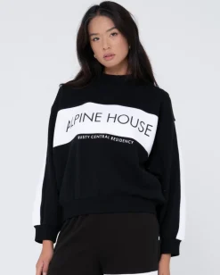 Alpine House Oversize Crew Neck Fleece | Rusty Online