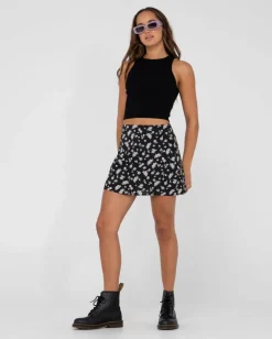 Amelia Knit Racer Crop Tank Top | Rusty Shop