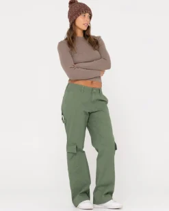 Amelia Skimmer Long Sleeve Knit Top | Rusty Fashion