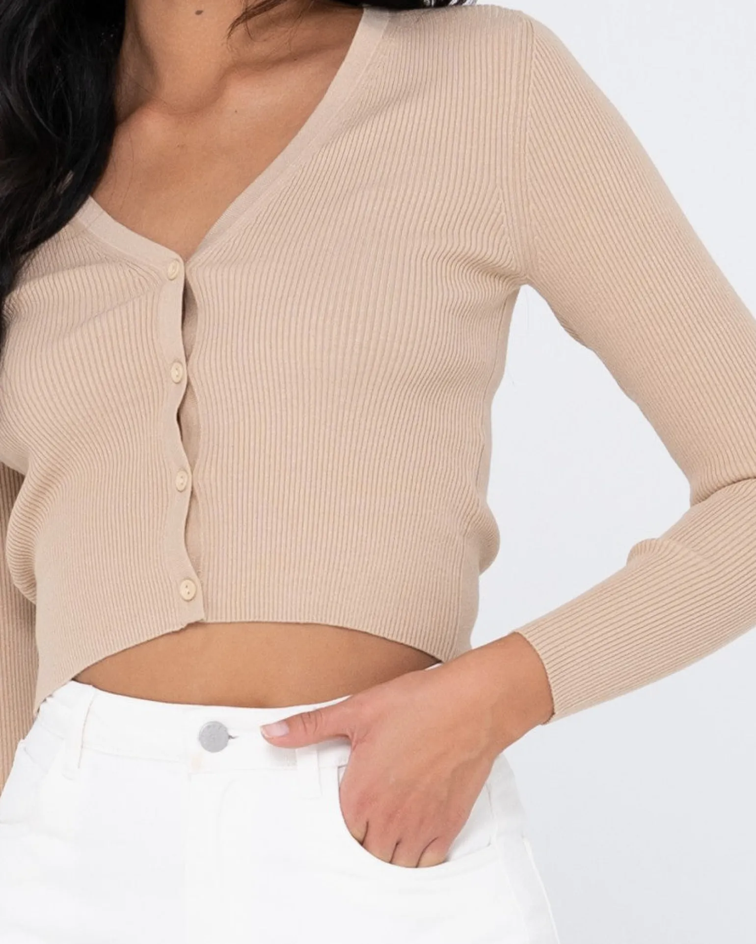 Avalon Long Sleeve Cardigan Knit Top | Rusty Best