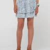 Balnear Floral Printed Mini Skirt Girls | Rusty Discount