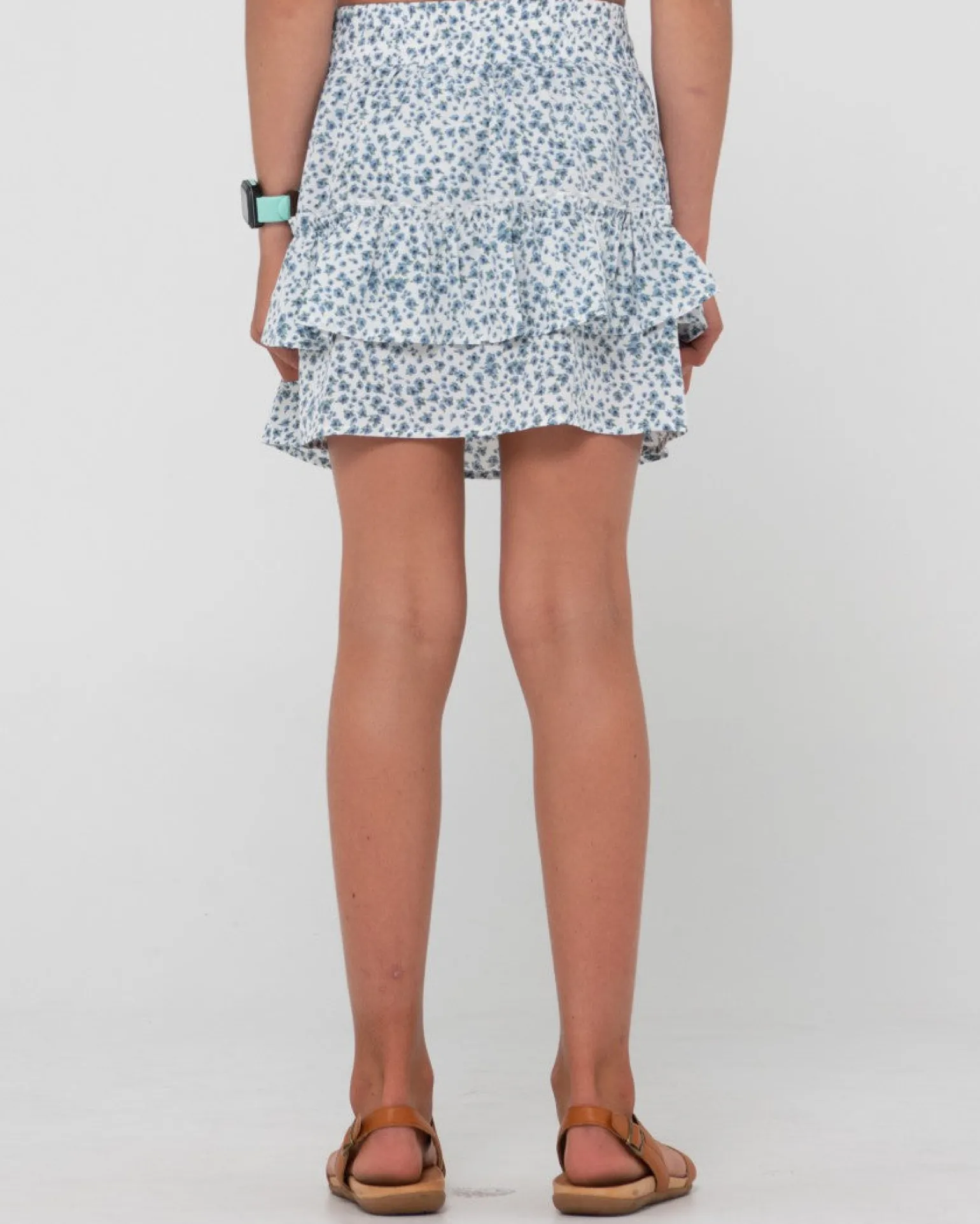 Balnear Floral Printed Mini Skirt Girls | Rusty Discount