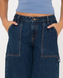 Billie Low Rise Carpenter Jort | Rusty Online