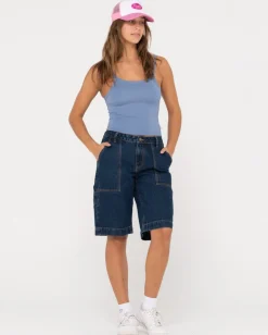 Billie Low Rise Carpenter Jort | Rusty Clearance
