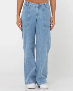 Billie Low Rise Denim Carpenter Jean | Rusty Hot