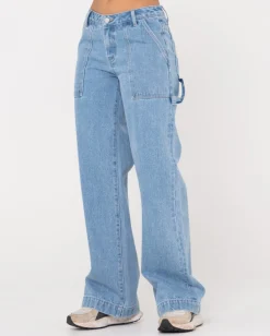 Billie Low Rise Denim Carpenter Jean | Rusty Store