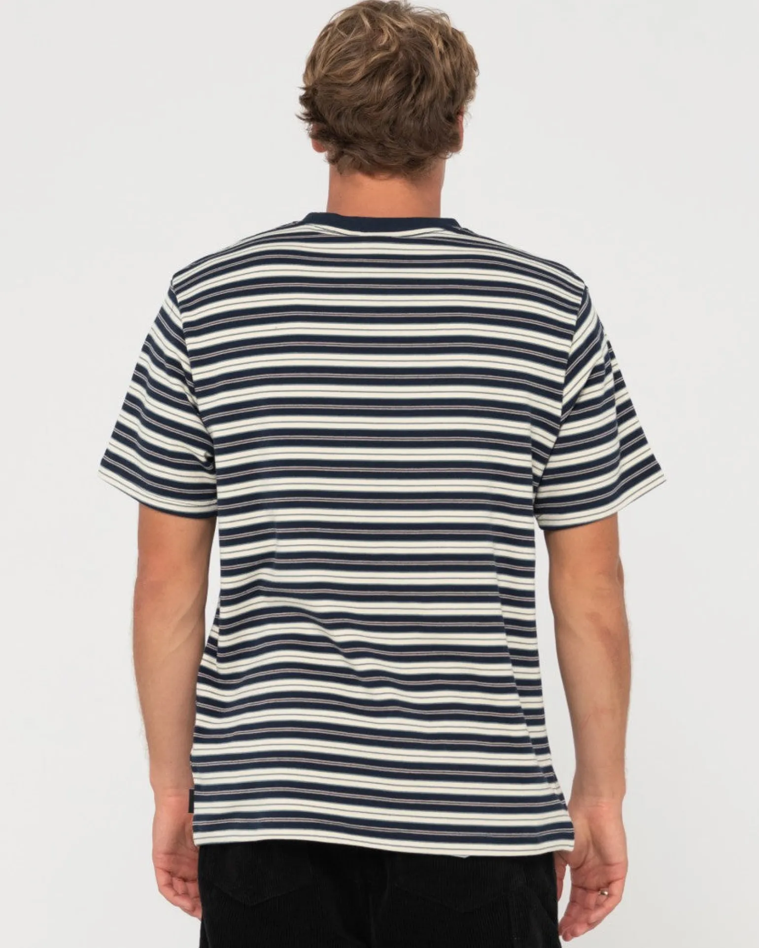 Biscuits Striped Short Sleeve Tee | Rusty Online