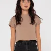Blanks Baby Tee | Rusty Cheap
