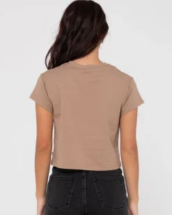 Blanks Baby Tee | Rusty Cheap