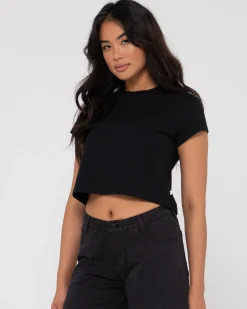 Blanks Baby Tee | Rusty Cheap