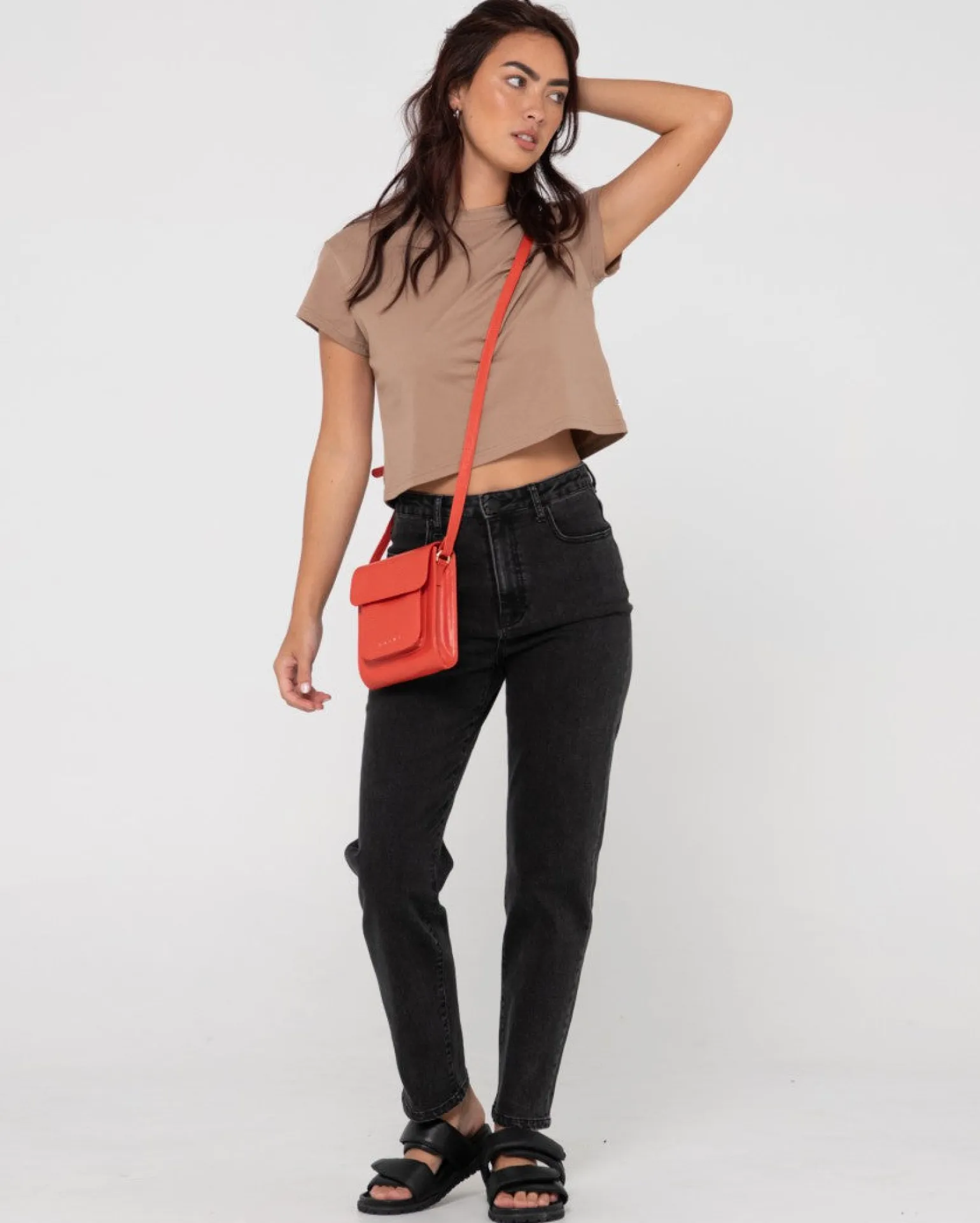 Blanks Baby Tee | Rusty Cheap