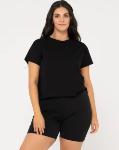 Blanks Baby Tee | Rusty Cheap