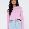 Blanks Long Sleeve Baby Tee | Rusty Fashion