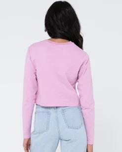 Blanks Long Sleeve Baby Tee | Rusty Best