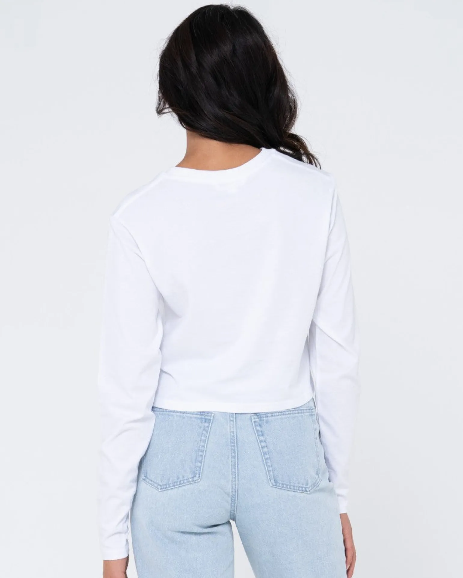 Blanks Long Sleeve Baby Tee | Rusty Clearance