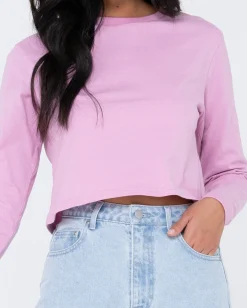 Blanks Long Sleeve Baby Tee | Rusty Fashion