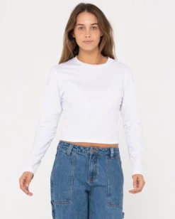 Blanks Long Sleeve Skimmer Tee | Rusty Fashion