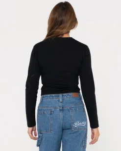 Blanks Long Sleeve Skimmer Tee | Rusty Best Sale