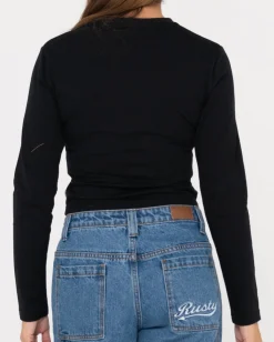 Blanks Long Sleeve Skimmer Tee | Rusty Best Sale