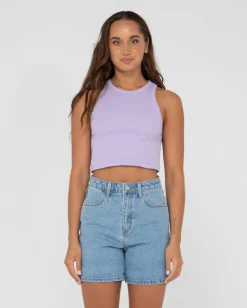 Blanks Racer Tank Top | Rusty Cheap