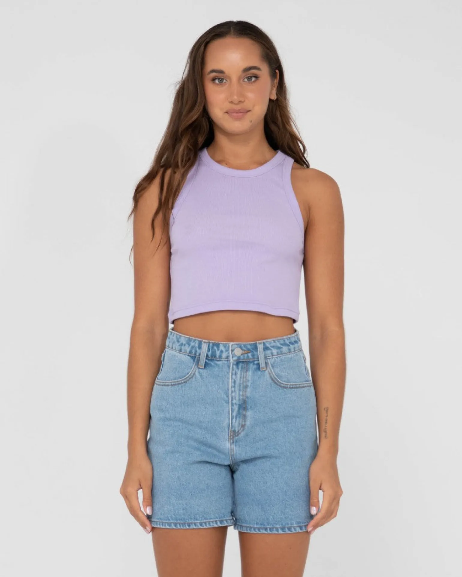 Blanks Racer Tank Top | Rusty Cheap
