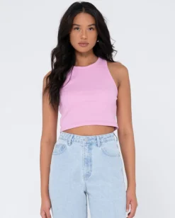Blanks Racer Tank Top | Rusty Discount