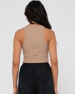 Blanks Racer Tank Top | Rusty Discount