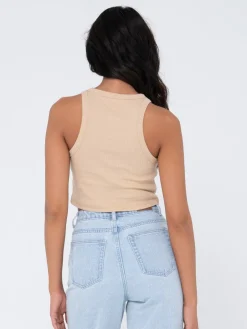 Blanks Racer Tank Top | Rusty Cheap