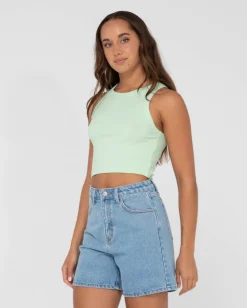 Blanks Racer Tank Top | Rusty Clearance