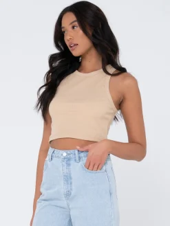 Blanks Racer Tank Top | Rusty Cheap