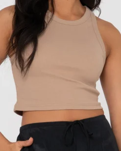 Blanks Racer Tank Top | Rusty Discount