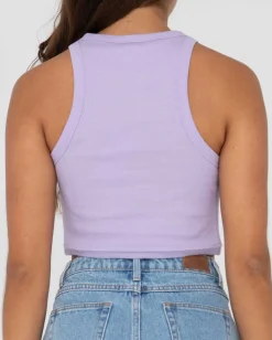 Blanks Racer Tank Top | Rusty Cheap