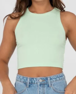 Blanks Racer Tank Top | Rusty Clearance