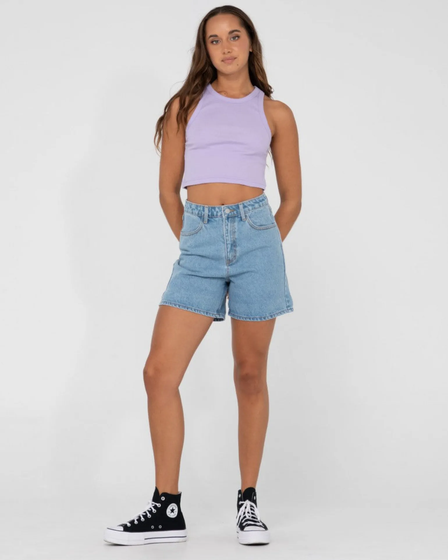 Blanks Racer Tank Top | Rusty Cheap