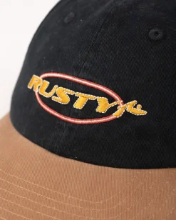 Blind Turn Vintage Wash Embroidered Dad Cap | Rusty Discount