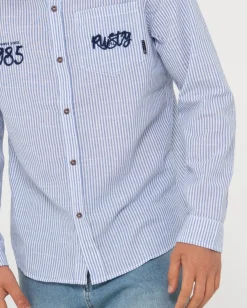 Boat Day Linen Long Sleeve Shirt | Rusty Outlet