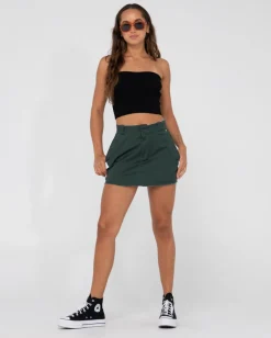 Bobbi Mid Rise Mini Skirt | Rusty Best