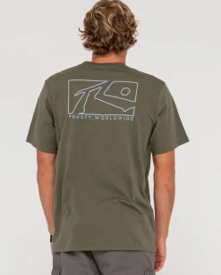 Boxed Out Short Sleeve Graphic Tee | Rusty Store