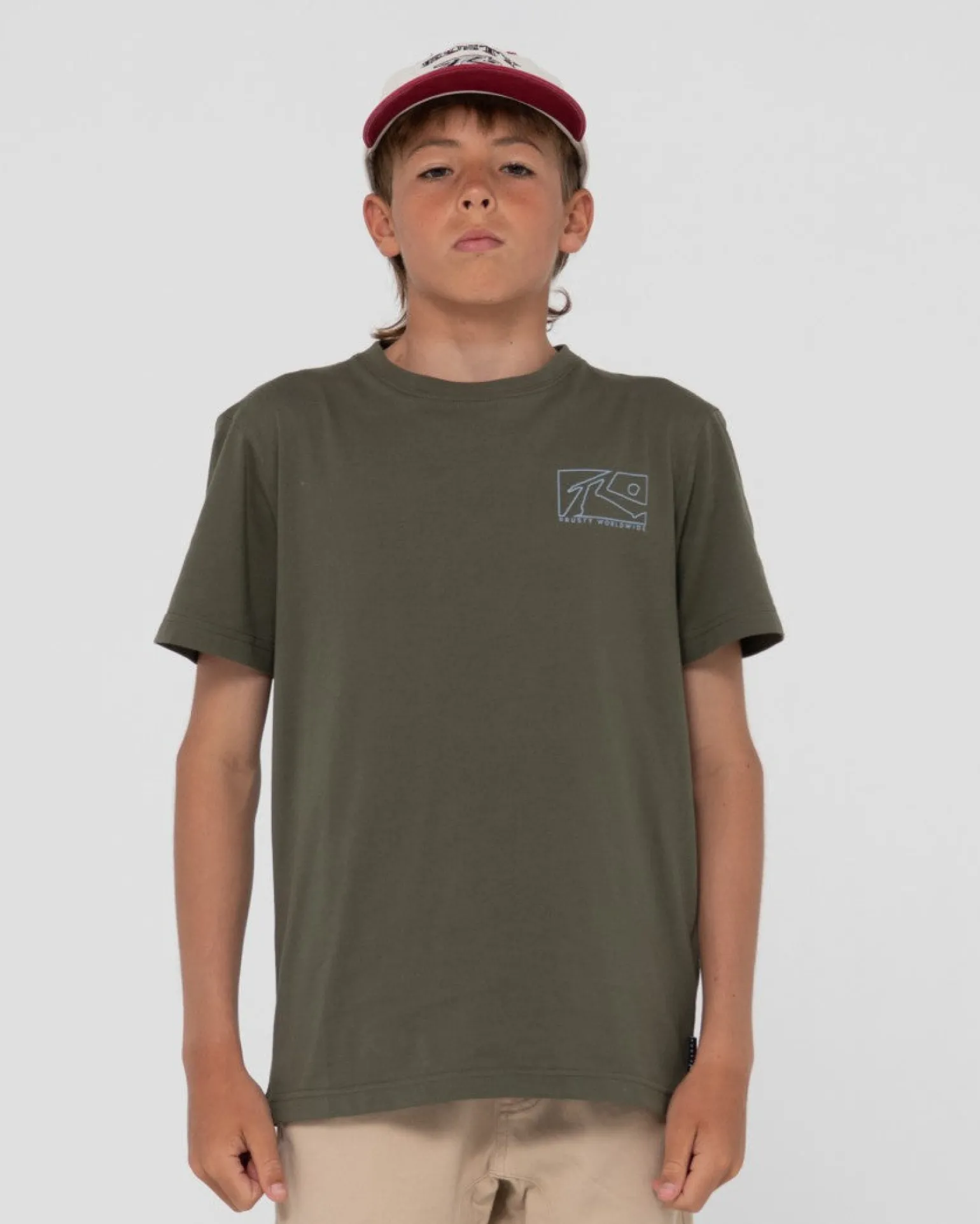 Boxed Out Short Sleeve Graphic Tee Boys | Rusty Cheap