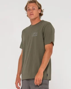 Boxed Out Short Sleeve Graphic Tee | Rusty Store