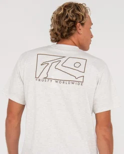 Boxed Out Short Sleeve Graphic Tee | Rusty Discount