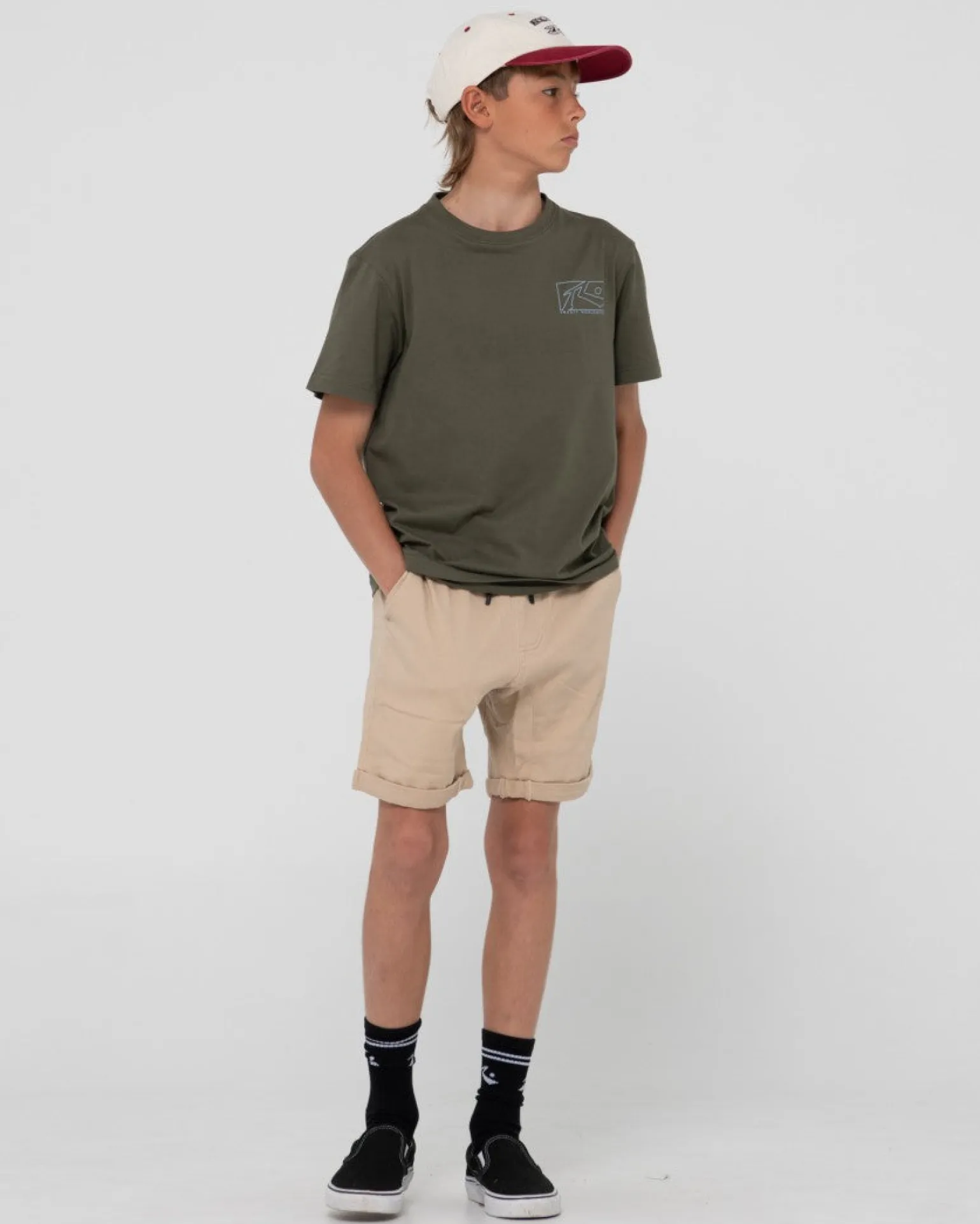 Boxed Out Short Sleeve Graphic Tee Boys | Rusty Cheap